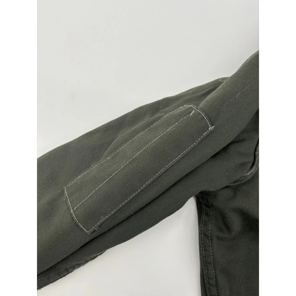 Big Ben By Wrangler Quilted Lined Canvas Full Zip Work Jacket Mens Olive Green L